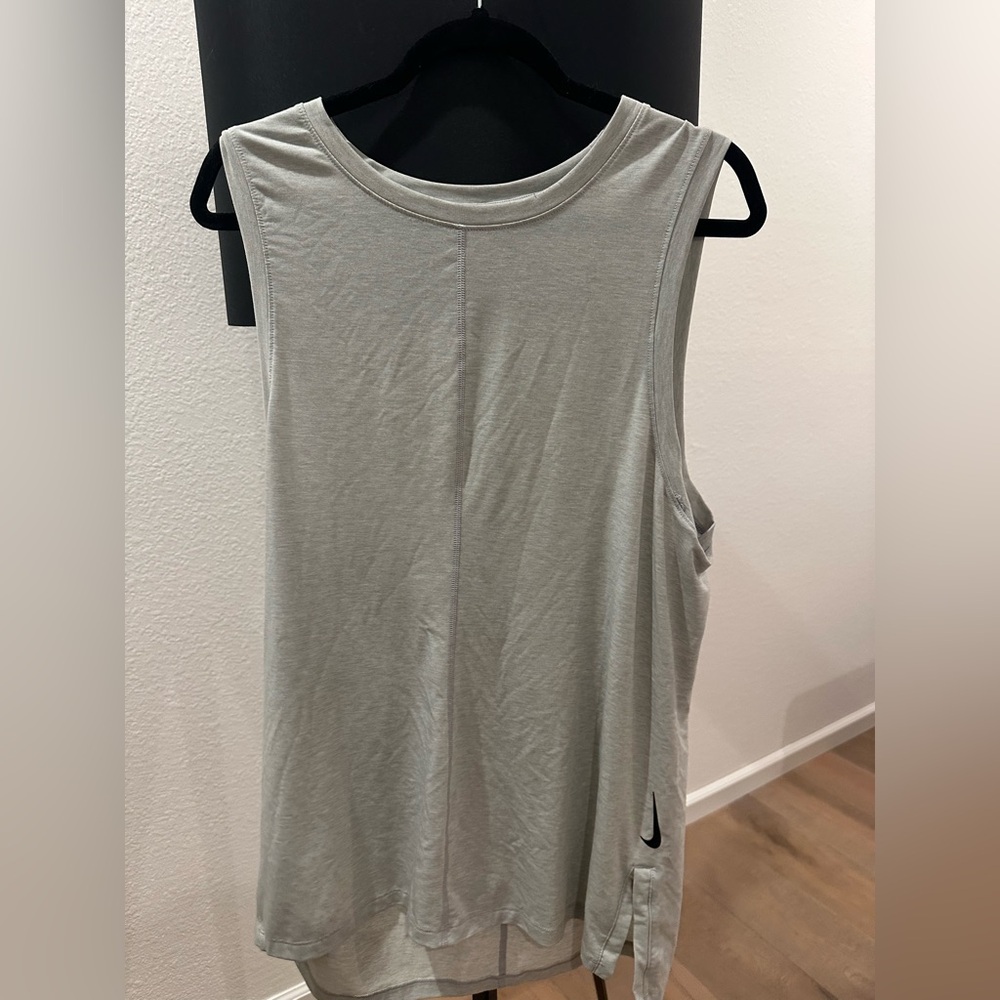 Nike Light Gray Muscle Tank